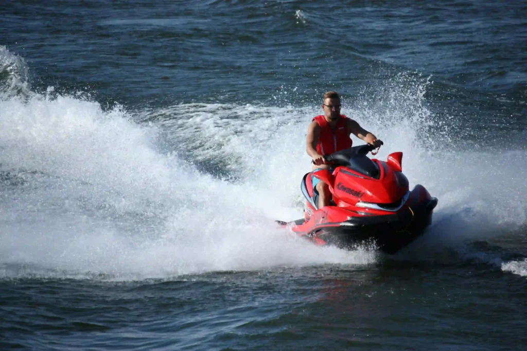 jet-skiing